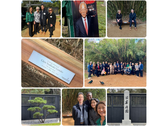 グレン・ゴンドー氏ベンチ献呈式 – ハーマンパーク